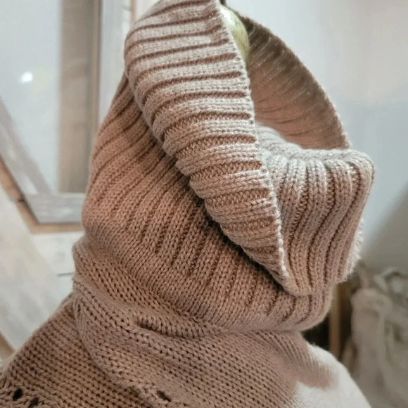 Charter Club Tan Poncho Sweater - Picture 7 of 10